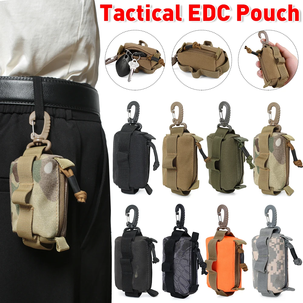 Edc Carry Card - Tactical EDC Pouch Zipper Key Card