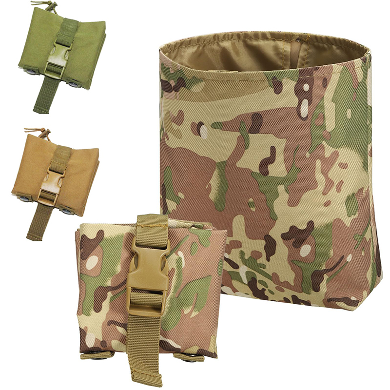 Edc Everyday Carry - Nuovo Molle Pieghevole Dump Drop Magazine