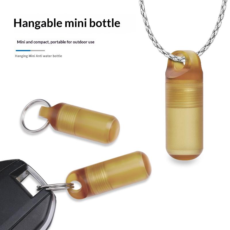 Edc Daily Carry - Piccola scatola porta pillole multifunzionale, portatile,