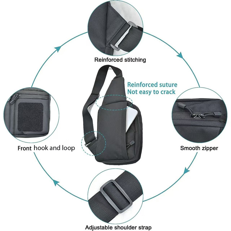 Borsa Tattica per Pistola, Fon - Edc Concealed Carry Sling Bag recensione e prezzo