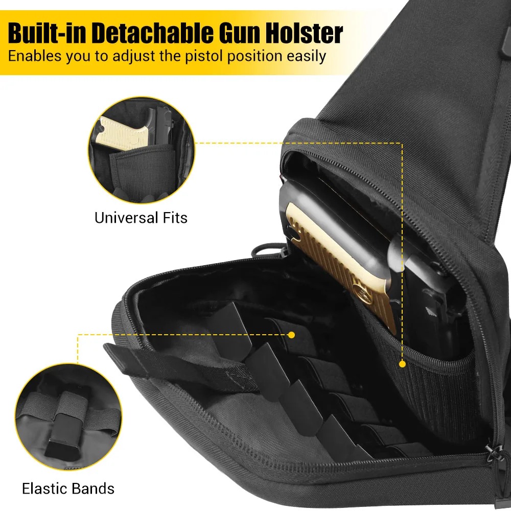 Borsa a tracolla tattica per p - Edc Concealed Carry Sling Bag recensione e prezzo