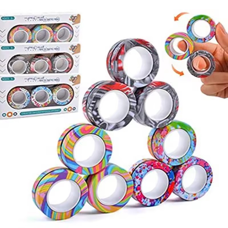 3PCS Anelli magnetici con punt - Fidget Spinner Bearing recensione e prezzo