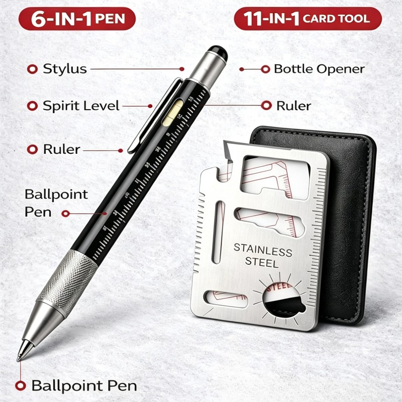 Regali per uomo, penna multifu - Edc Carry Card recensione e prezzo