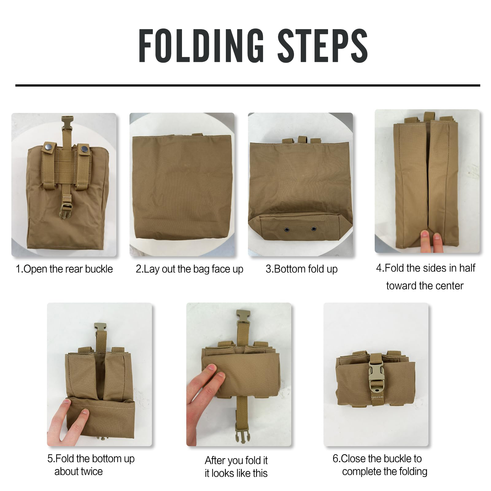 Nuovo Molle Pieghevole Dump Dr - Edc Everyday Carry recensione e prezzo