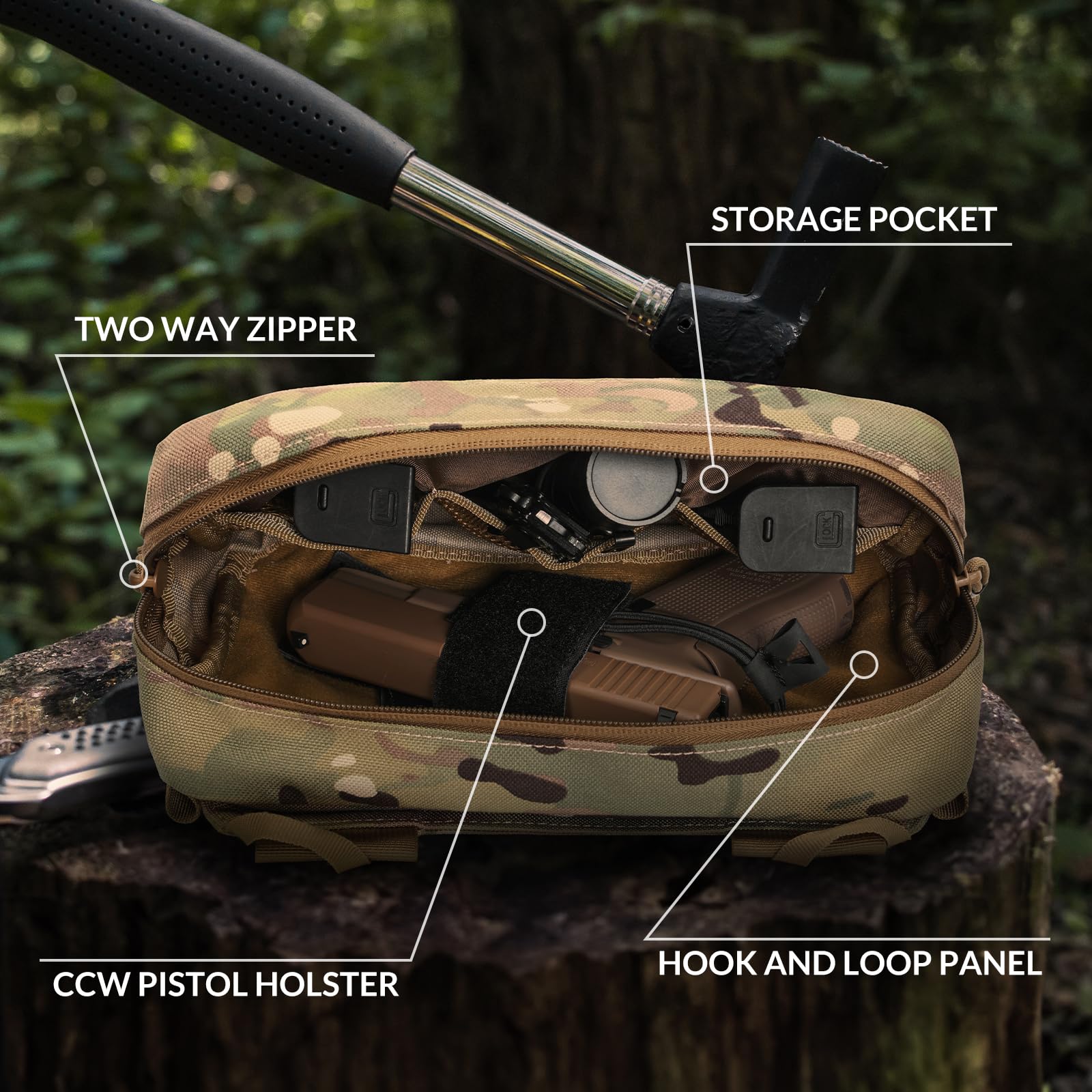 Marsupio tattico, borsa a trac - Edc Concealed Carry Sling Bag recensione e prezzo
