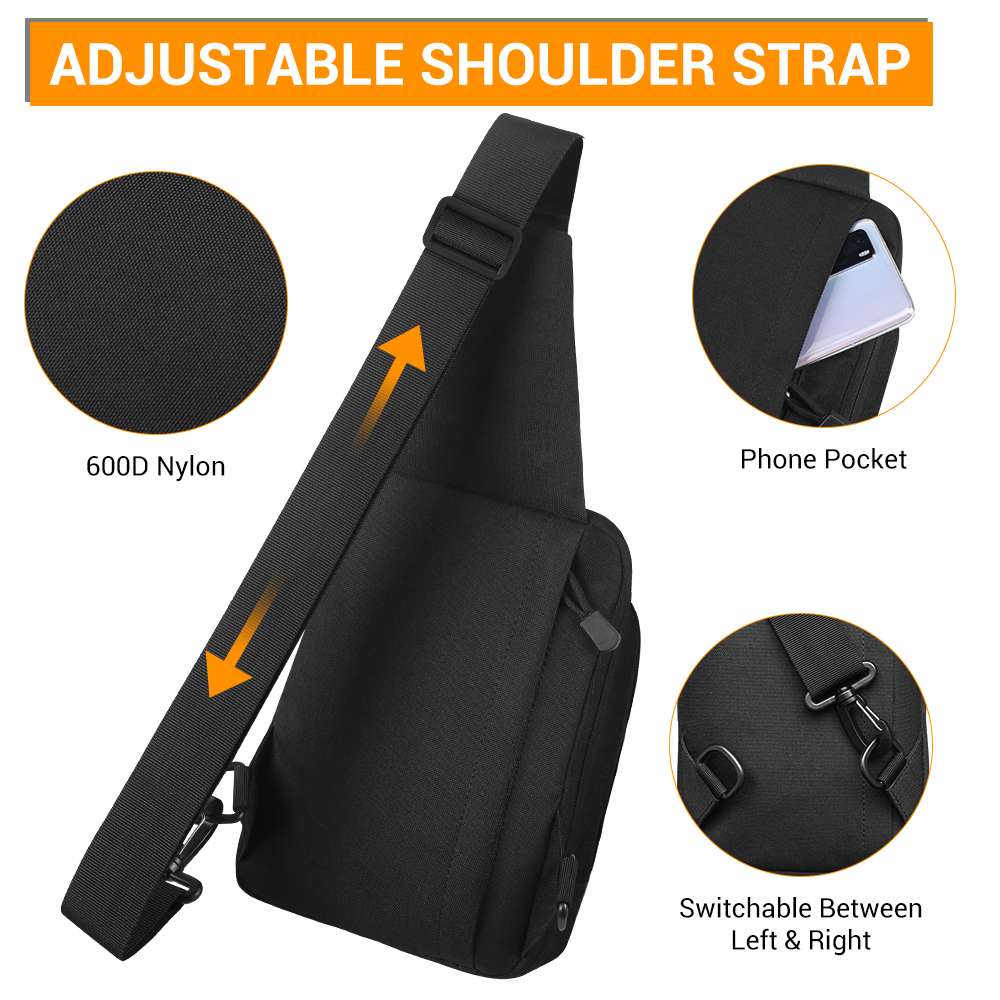 Borsa tattica per pistola, cus - Edc Concealed Carry Sling Bag recensione e prezzo